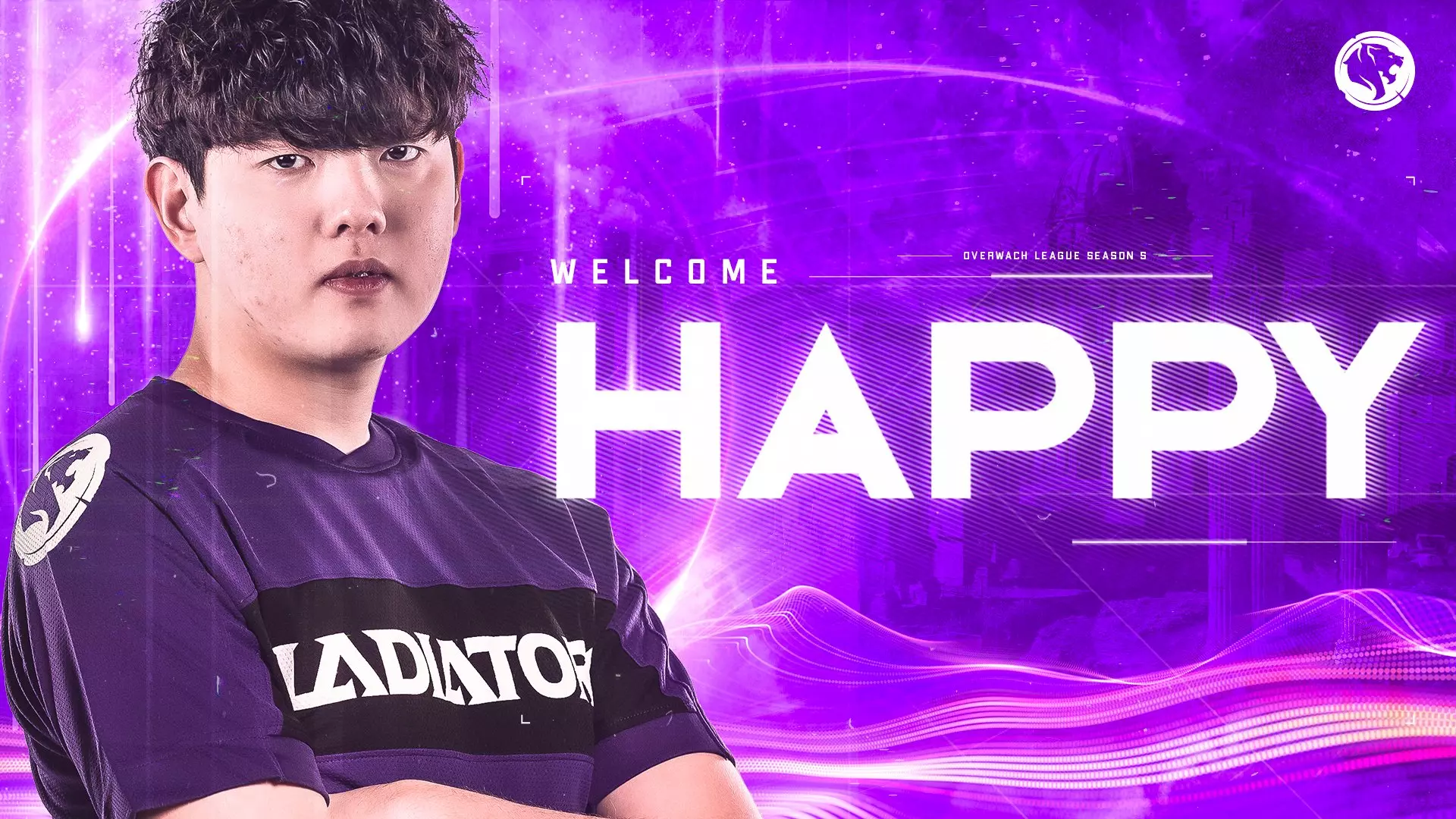LA Gladiators Sign Happy